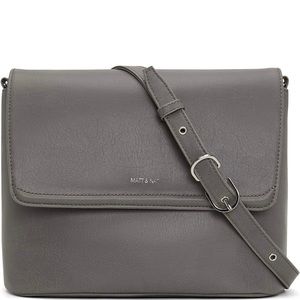 Matt & Nat Grey Vegan Handbag, Reiti Vintage Crossbody.